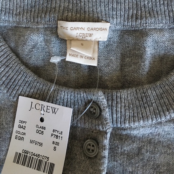 NWT J. Crew jeweled Preppy Sweater - Picture 3 of 4